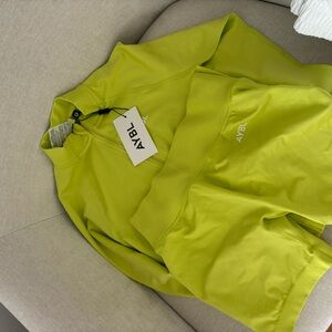 AYBL Women's Vibrant Green Workout Set